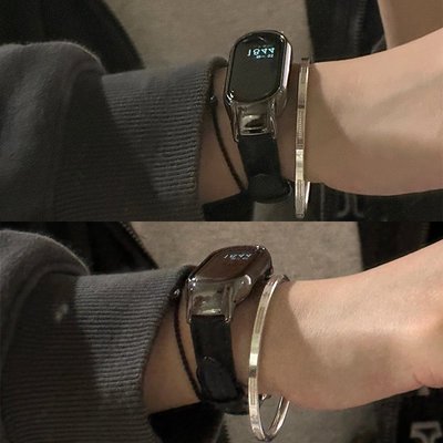 經典鱷魚紋真皮錶帶 氣質款 男女錶帶 適用於小米手環 8 錶帶 小米手環7 6 5 4 3 NFC替換腕帶 隨意穿搭