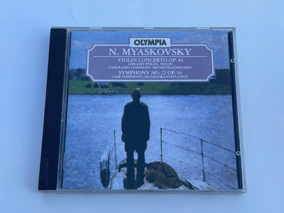 【二手】OLYMPIA 米亞斯科夫斯基 D小調小提琴協奏曲 第240716卡帶 CD 黑膠
