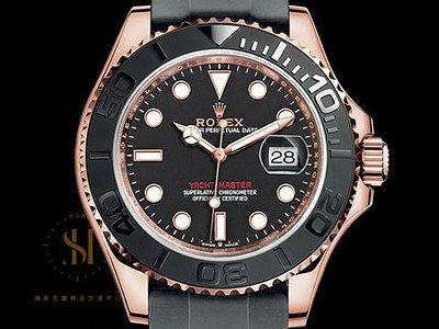 【鴻昇名錶】 ROLEX 勞力士 YACHT-MASTER 遊艇名仕 126655 永恆玫瑰金 陶瓷框 自動腕錶 2020保單 新式保卡 AG286