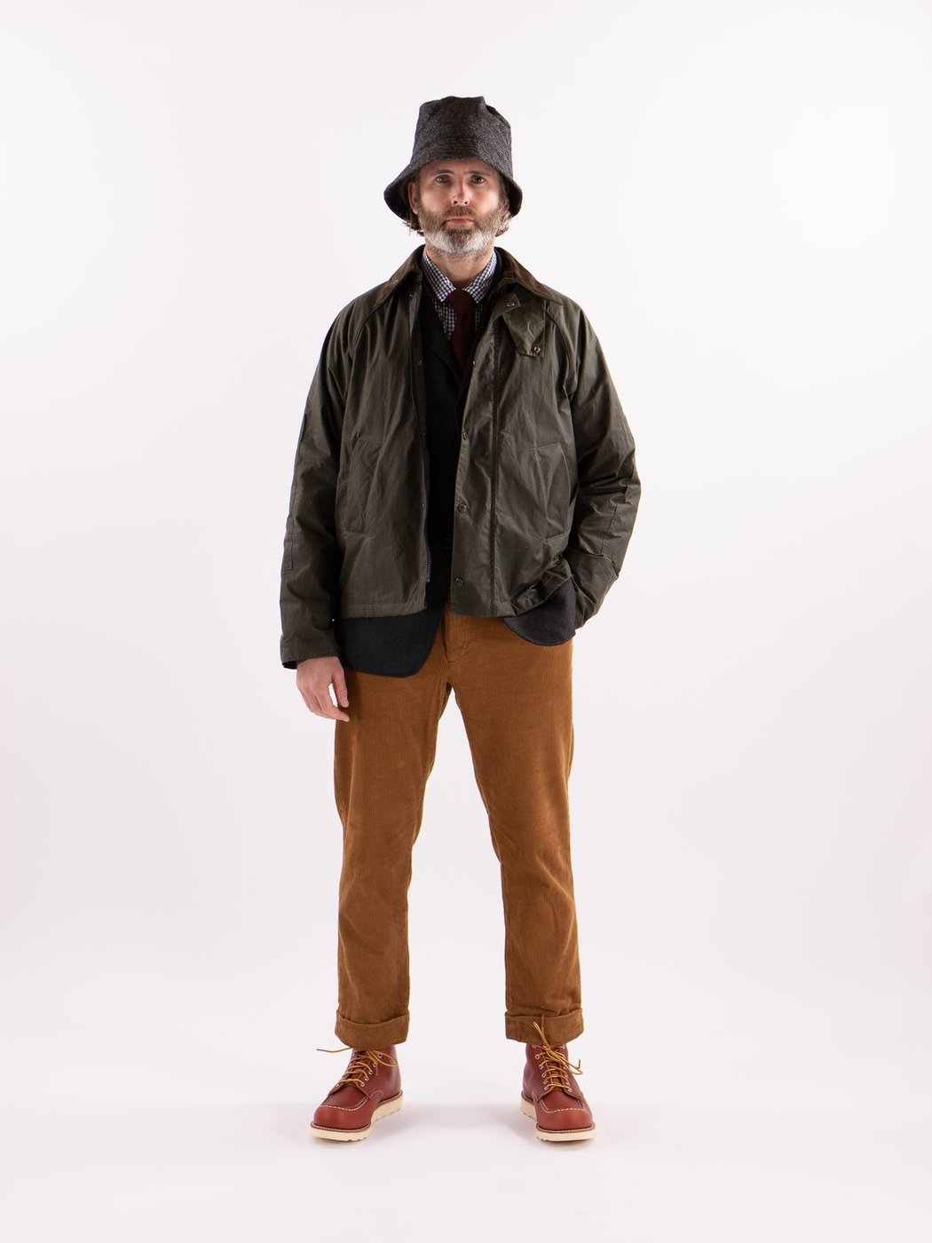 BARBOUR x ENGINEERED GARMENTS wax jacket 英國品牌短版