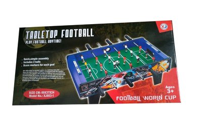 小羅玩具批發-益智遊戲 桌遊玩具 超大組桌上型木制足球台 手足球台 足球檯(XJ803-1)