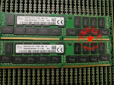 SK海力士32G DDR4 2133 ECC REG服務器內存條32GB 2RX4 PC4-2133P