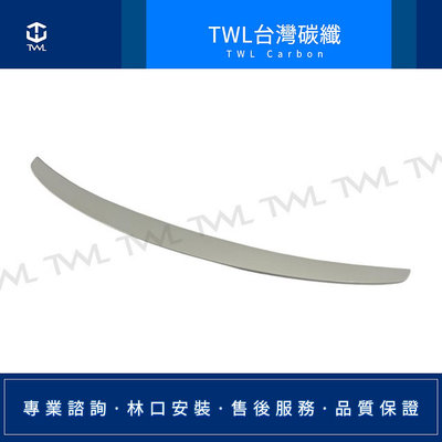 TWL台灣碳纖 全新BENZ W206 4D C63 C300 四門專用 類AMG款素材 鴨尾 尾翼 定風翼