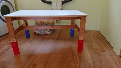 IKEA 宜家 松木兒童圖桌 畫圖桌 高度可調