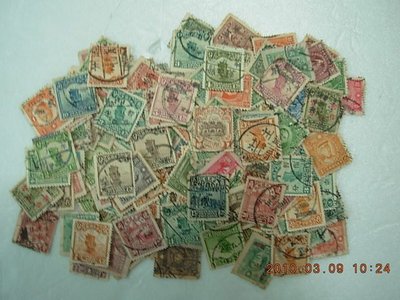 早期民國38年以前國郵郵票舊票總計有800張一起賣含各種帆船郵票品相良好