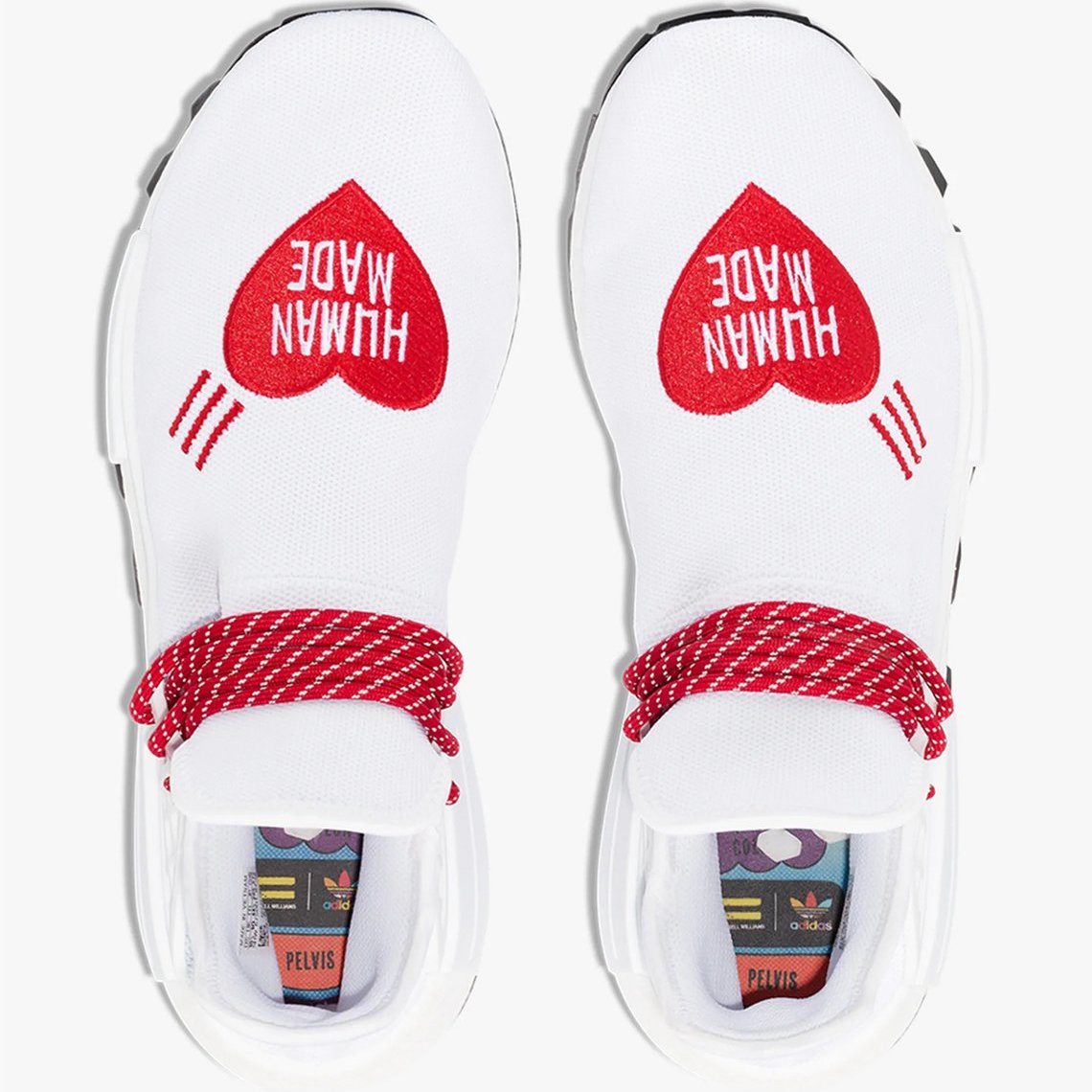 adidas NMD HU Pharrell Human Made White Red EF7223 love PACK