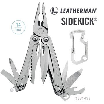 【A8捷運】美國Leatherman Sidekick工具鉗-尼龍套版(公司貨#831439-n)