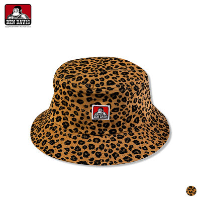 【Brand T】 BEN DAVIS CLASSIC HAT 豹紋 動物紋 原宿 潮流  漁夫帽 水桶帽
