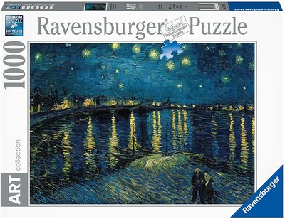 缺貨 15614 1000片歐洲進口拼圖 Rav 名畫 梵谷 隆河上的星夜