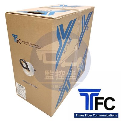 【零售】TFC美國品牌 同軸電纜 RG6U TU6T77 抗干擾 充膠防水隔離 第四台規格 雙鋁單網 現貨