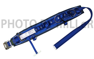 【含稅-可統編】護腰含腰帶 桿上安全帶用 藍 柱上安全帶 豪華型 H-667 (B)