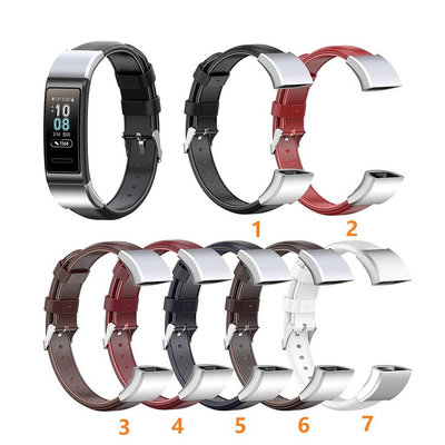 天極TJ百貨適用於華為手环band3/band 3 pro/錶帶 真皮錶帶 華為手環3錶帶 替換錶帶