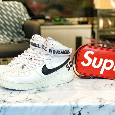 一鞋難求Supreme X Nike air force 黑白Jordan 1 湖人芝加哥閃電藤原浩