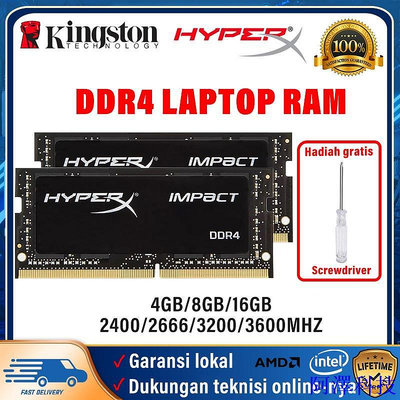 安東科技金士頓 Hyperx Impact 筆記本電腦 DDR4 RAM 4GB 8GB 16GB 2133Mhz 2400Mh
