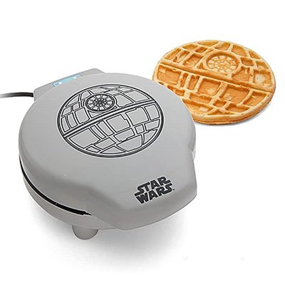 [現貨]星際大戰華夫餅機 Star Wars死亡之星 格子鬆餅機 waffle雙面加熱 家用迷你輕食烤盤交換生日禮品