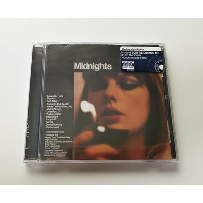 【】泰勒絲Taylor Swift Midnights TheLate Night EditionCD豪華版 全新密