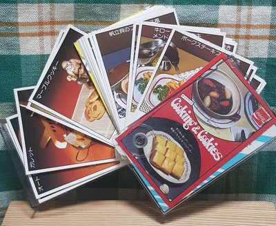 日本專利 卡片式食譜 附40道日式家庭料理圖片及作法 ESSELTE BOOK CASSETTE PAT PEND