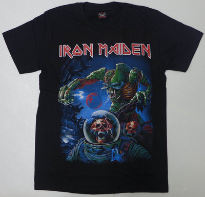 【Mr.17】鐵娘子樂團 Iron Maiden Final Frontier 搖滾T恤 短袖t-shirt(H044)