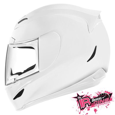 ♚賽車手的試衣間♚ Icon® Airmada Gloss White 美國 復古 街頭 越野 重機 全罩 安全帽