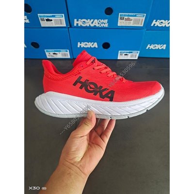 正品HOKA ONE ONE男女款熱賣卡奔競速碳板公路跑步鞋Carbon X2減震運動鞋
