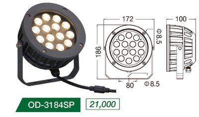 安心買~ 舞光 30W LED 照樹燈 OD-3184SP 洗柱燈 照樹燈 防水 IP66