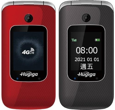 【正3C】全新附發票HUGIGA T28 4G 長輩機 老人機 大字體/大音量/大按鍵 摺疊機 現貨
