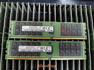 三星原廠32G DDR4 2RX4 2400 PC4-2400T ECC REG RDIMM伺服器記憶體