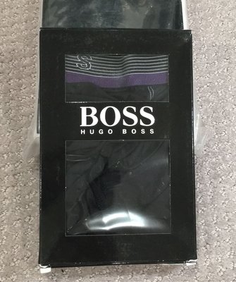 美國 HUGO BOSS 運動 三角褲 內褲 黑紫 sz: L 超舒服 純棉 1080