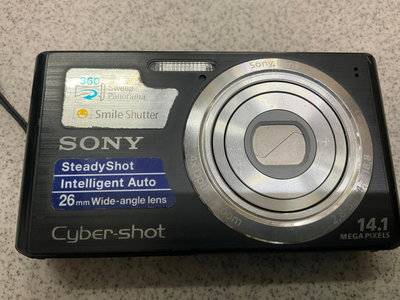 [保固一年] [高雄明豐] SONY W610數位相機 功能都正常 便宜賣 ww810 [F1302]