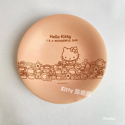 [Kitty 旅遊趣] Hello Kitty 盤子 中盤 圓盤 凱蒂貓 粉 日本製 收藏