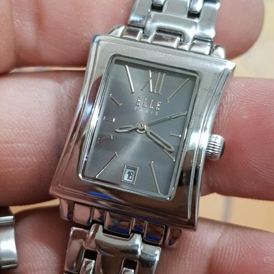 ELLE 時尚 女錶 不鏽鋼 ☆石英錶 2.2/15 清晰 耐看 H1