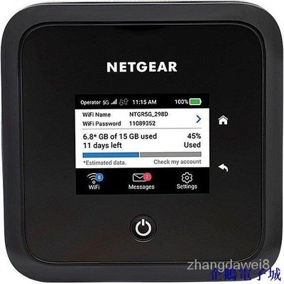 溜溜雜貨檔NETGEAR Nighthawk M5 5G Router 流動熱點Fi6隨身路由器MR5200 5SLJ