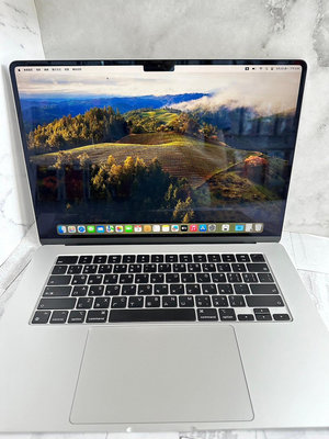 勝利店-二手筆電 APPLE MacBook Air 15吋 8G+256G M2 (2023) A2941 銀色(保固2024/7/25)