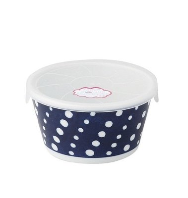 特價中 日本製有田燒 瓷器 微波保鮮盒 小菜缽 附蓋。藍丸紋
