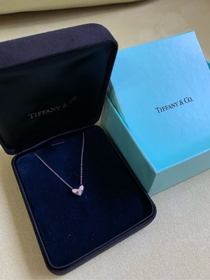 二手 Tiffany ❤️真品/正品 鉑金 鑽石項鍊 (PT950)