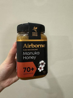 艾爾邦麥蘆卡蜂蜜70+500g Airborne Manuka Honey 紐西蘭購入
