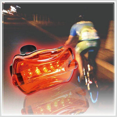 腳踏車燈 5LED高亮度腳踏車尾燈 自行車LED尾燈 警示燈 閃光後車燈 夜間安全 自行車燈 後燈 贈品禮品 B0975