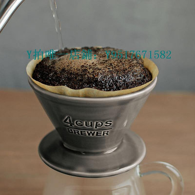 咖啡過濾器 日本進口KINTO手沖咖啡濾杯陶瓷濾杯 滴漏式咖啡過濾器手工咖啡壺