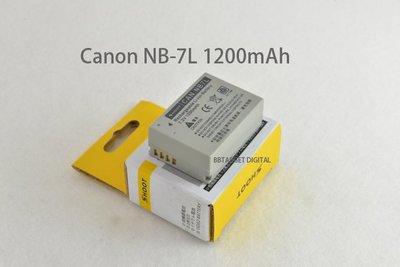 ((BBTARGET數位館)) Canon NB-7L 鋰電池 1200mAh 高效能電池 G10/11/12 SD9