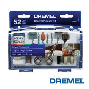 =達利商城= 美國 Dremel 精美 687-01 刻磨機 通用配件組 52件式 Dremel 3000 8220適用