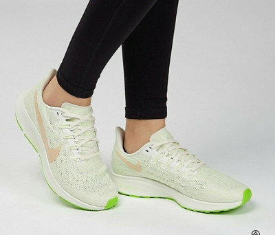 NIKE AIR ZOOM PEGASUS 36 白綠 慢跑鞋 運動鞋 休閒鞋