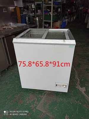 桃園國際二手貨中心---8成新~瑞興RS-DF250 對拉式冰櫃  2尺半小冰櫃  小型冷凍櫃  小美冰櫃   110v