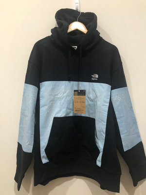 Supreme x TNF Trekking Bandana Hooded Sweatshirt 黑 XL 全新吊牌Jordan adidas