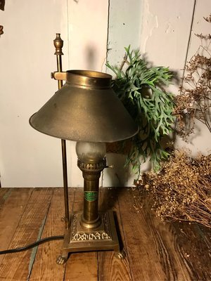 歐式古典銅製夜燈 桌燈 檯燈