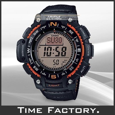 時間工廠 無息分期 全新 CASIO 大錶徑 多功能登山錶 SGW-1000B-4A