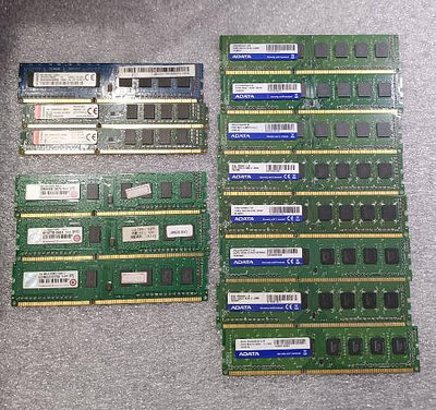 桌上型記憶體 終保 DDR3 4G  1600 單面  不挑廠牌  隨機出貨