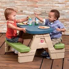 美國 Little Tikes 便利野餐桌 STEP2 便利野餐桌 室內室外 雙用的多功能遊戲桌【LI0015】