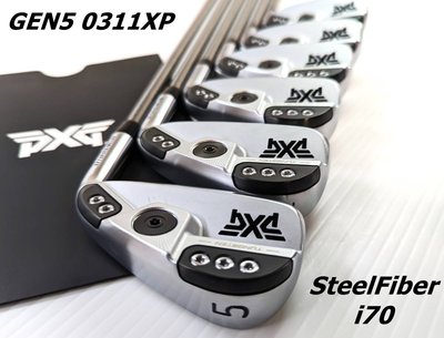 PXG 0311XP GEN5 鐵桿組, #5-9,W, 共6支, Steel Fiber R 桿身, 原廠握把