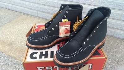 全新美國製經典老牌Chippewa 几皮靴 反皮靴