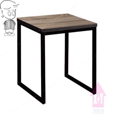 【X+Y時尚精品傢俱】現代餐桌椅系列-艾娜 2*2尺工業風餐桌(黑砂腳/木心板).適合居家或營業用.摩登家具